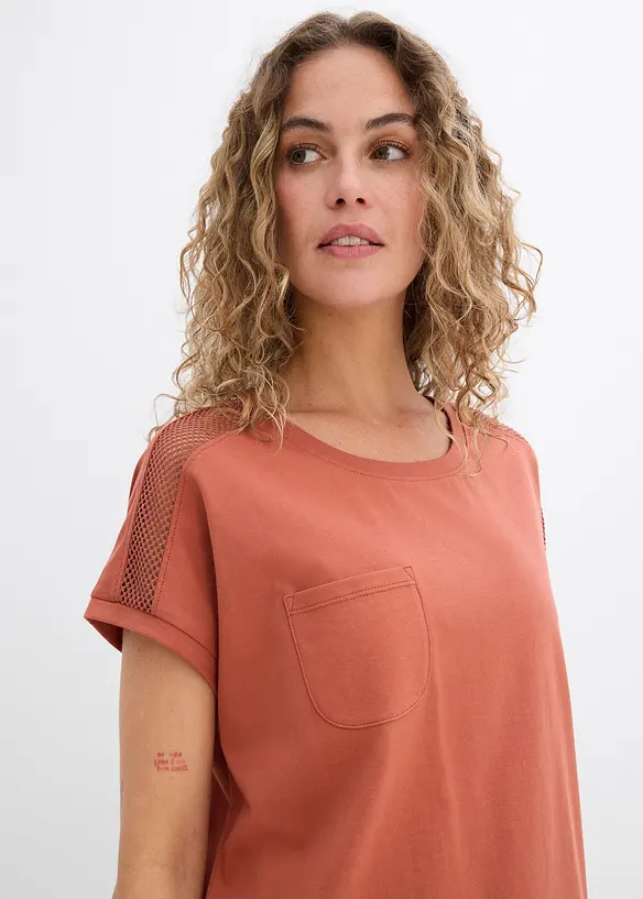 Maglia con pizzo, bonprix