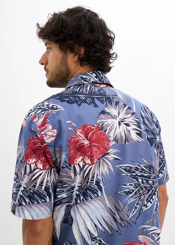 Camicia a maniche corte in puro cotone, bonprix