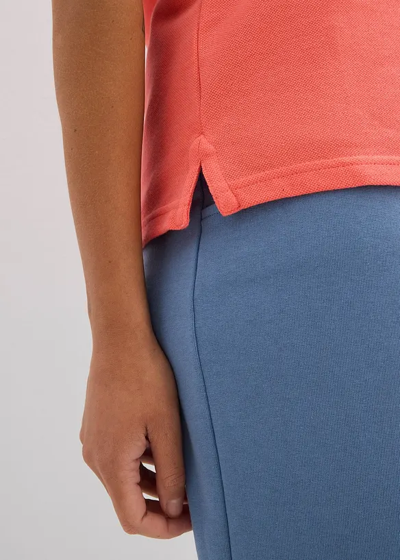Top stile polo in puro cotone biologico, bonprix