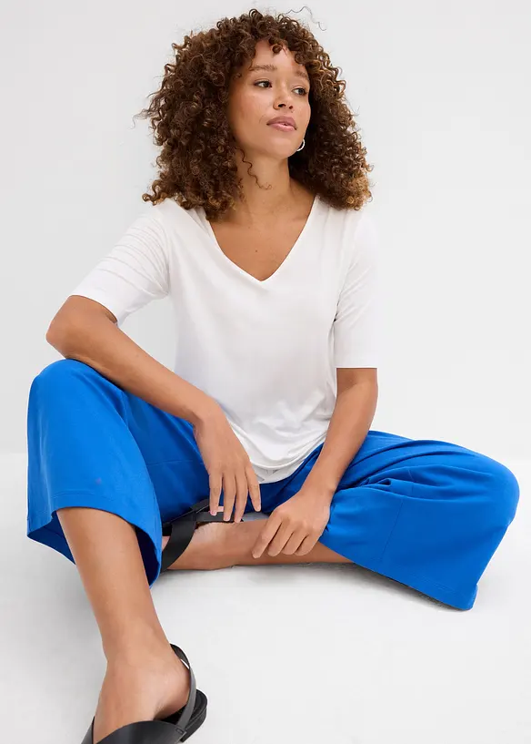 Maglia lunga in viscosa morbida, bonprix
