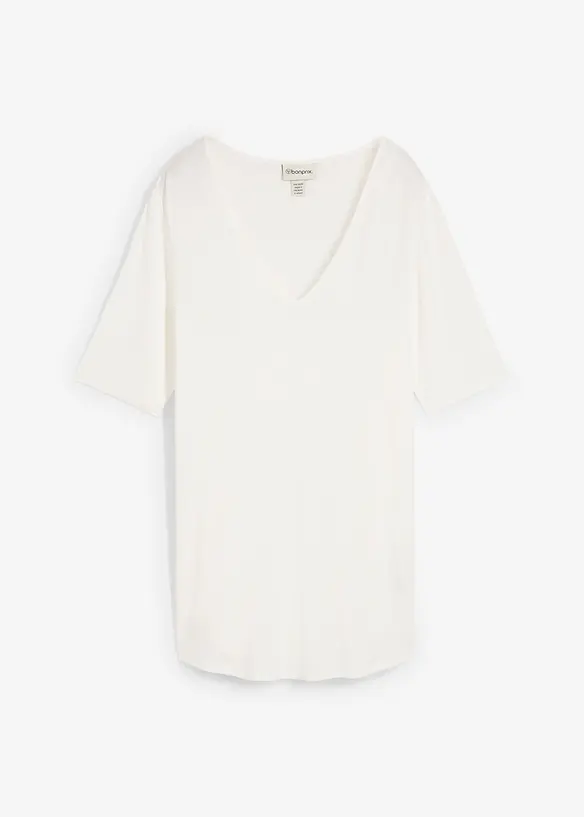 Maglia lunga in viscosa morbida, bonprix