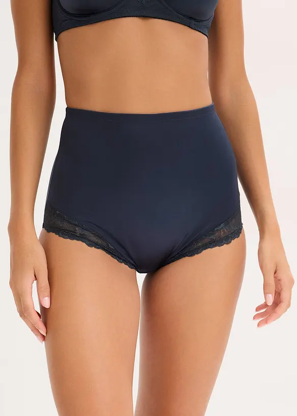 Slip contenitivo con effetto lucido e effetto modellante medio (pacco da 2), bonprix