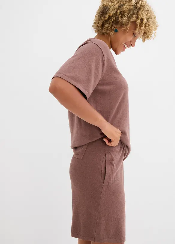 Shorts in maglia fine con elastico in vita, bonprix