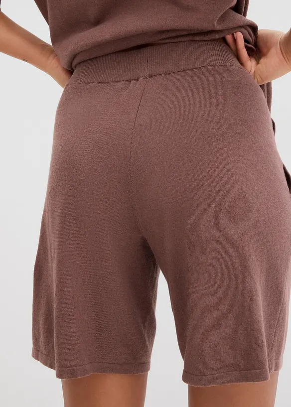 Shorts in maglia fine con elastico in vita, bonprix