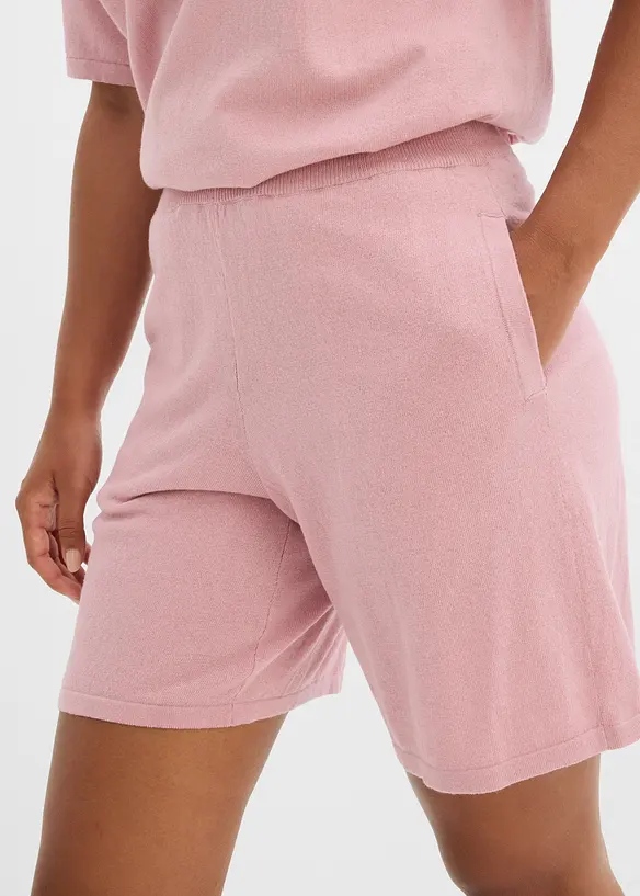 Shorts in maglia fine con elastico in vita, bonprix