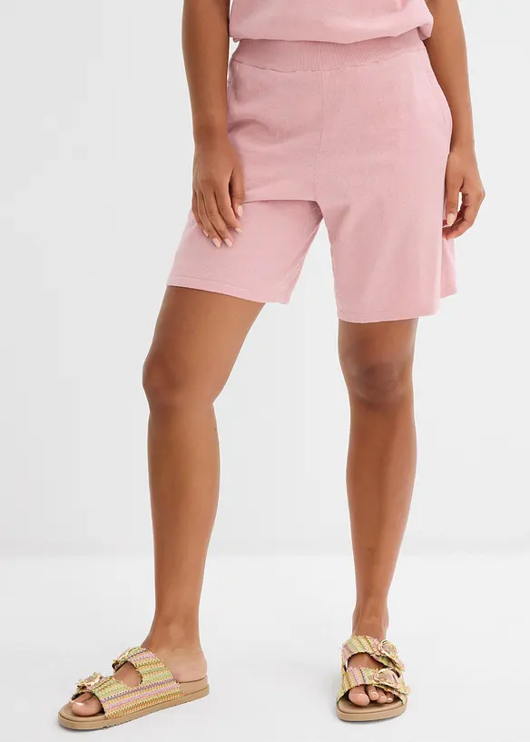 Shorts in maglia fine con elastico in vita, bonprix