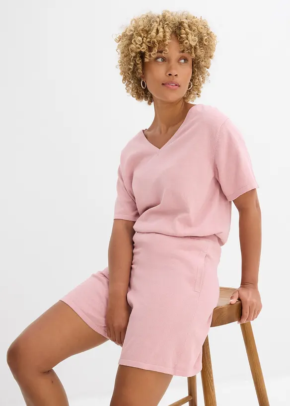 Shorts in maglia fine con elastico in vita, bonprix