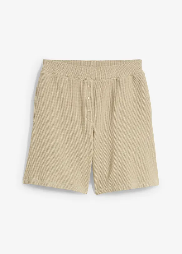 Shorts in puro cotone con elastico in vita, bonprix