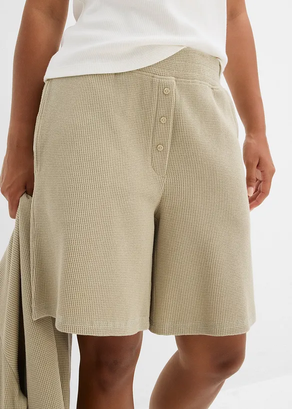 Shorts in puro cotone con elastico in vita, bonprix