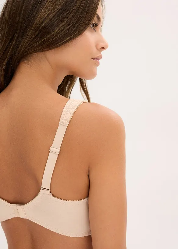 Reggiseno t-shirt con ferretto in cotone elasticizzato (pacco da 2), bonprix