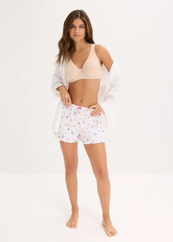 Reggiseno t-shirt con ferretto in cotone elasticizzato (pacco da 2), bonprix