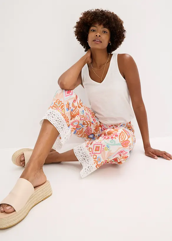 Pantaloni con pizzo, bonprix