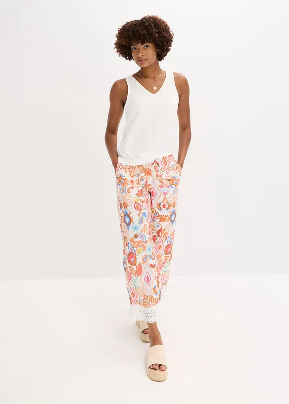Pantaloni con pizzo, bonprix