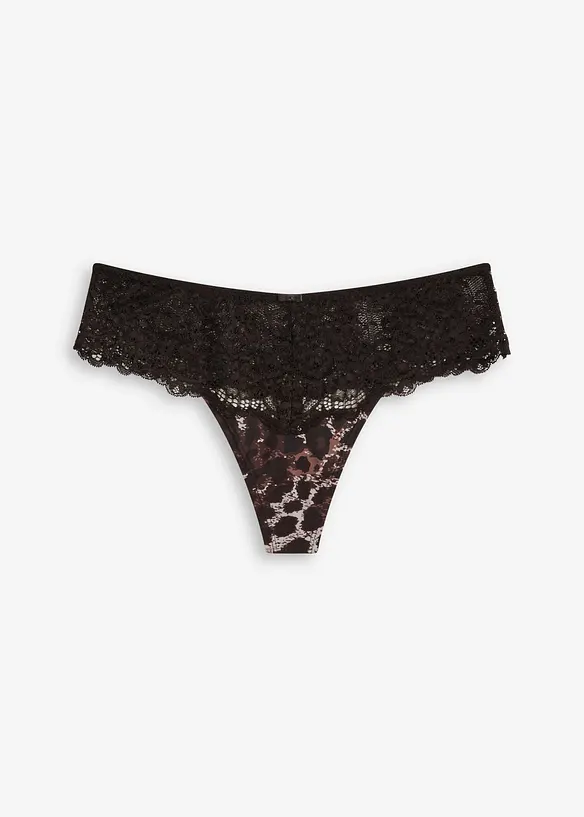 Culotte brasiliana in pizzo raffinato, bonprix