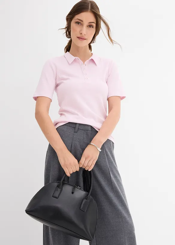 Polo in misto viscosa, bonprix