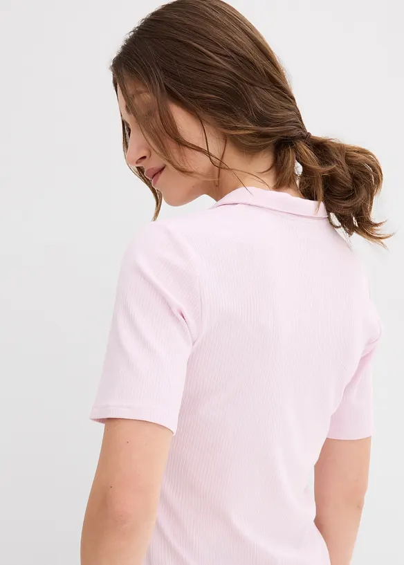 Polo in misto viscosa, bonprix