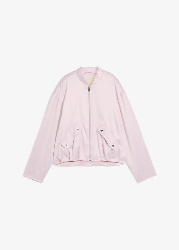 Bomber leggero in misto viscosa lucido, bonprix