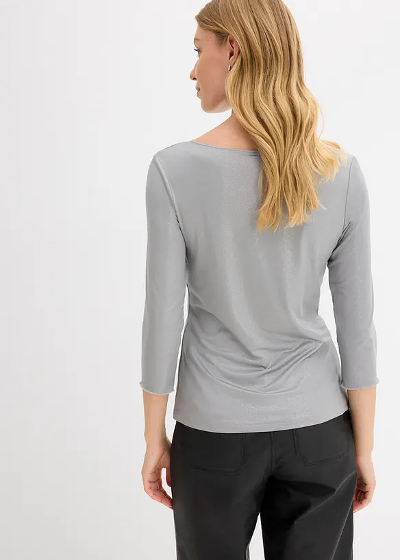 Maglia effetto lucido, bonprix