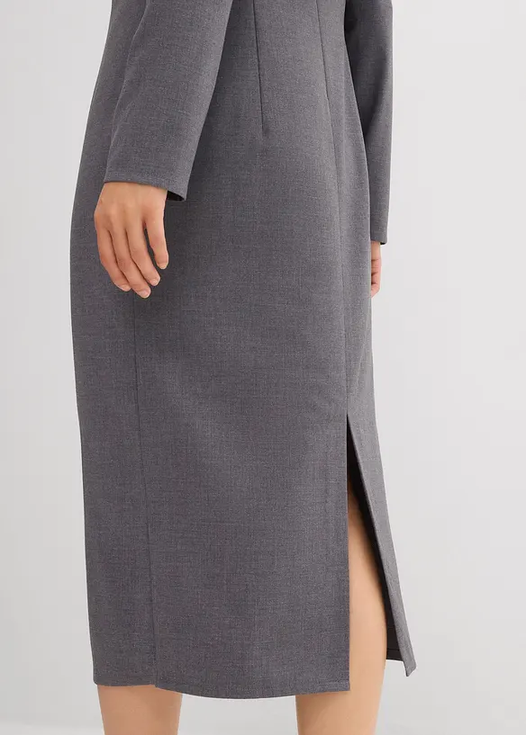 Abito midi in misto viscosa, bonprix