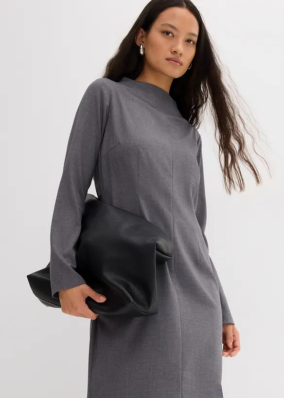 Abito midi in misto viscosa, bonprix