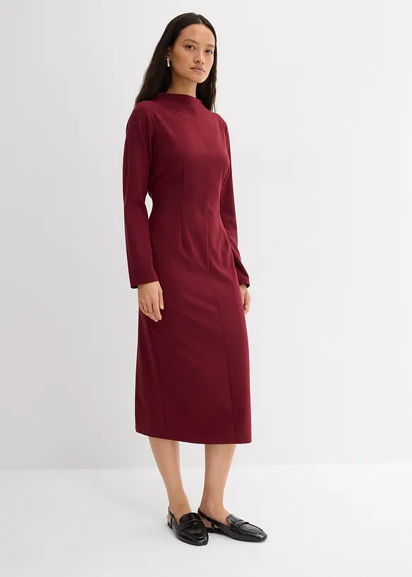 Abito midi in misto viscosa, bonprix