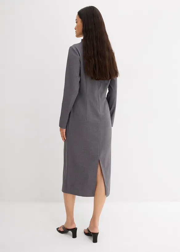 Abito midi in misto viscosa, bonprix