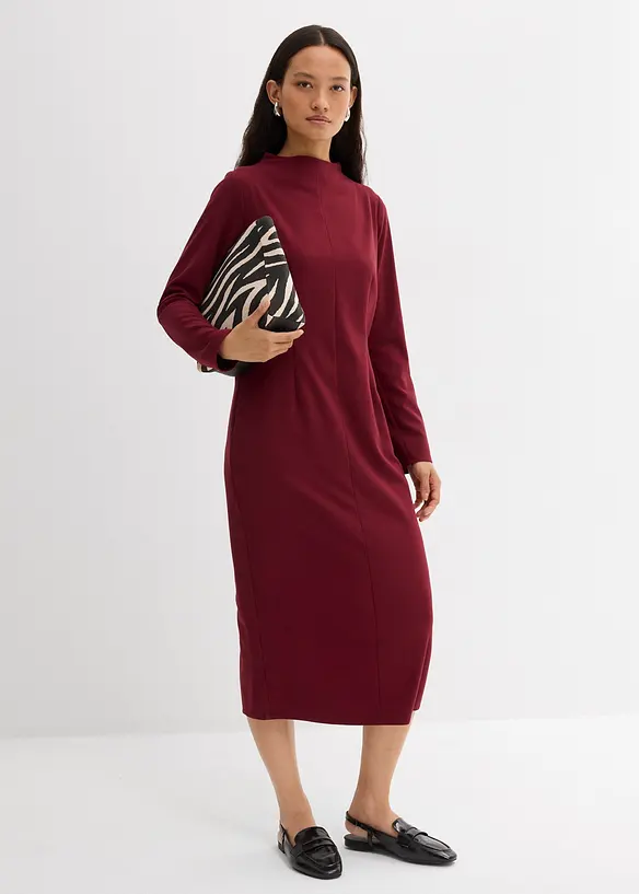 Abito midi in misto viscosa, bonprix