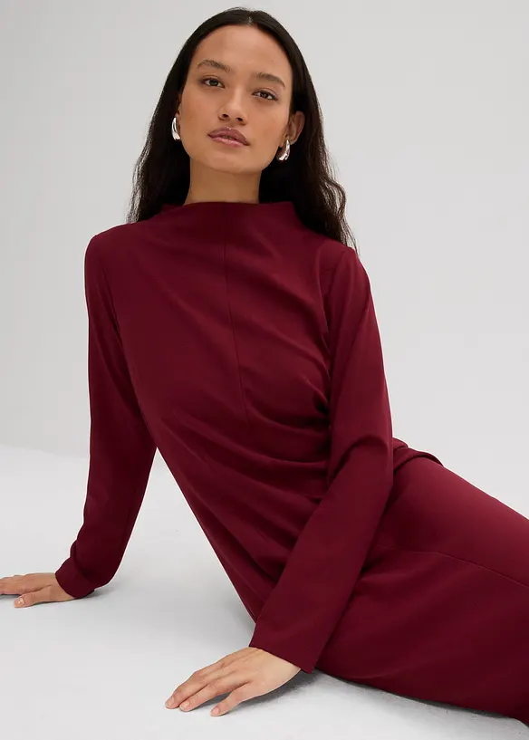 Abito midi in misto viscosa, bonprix