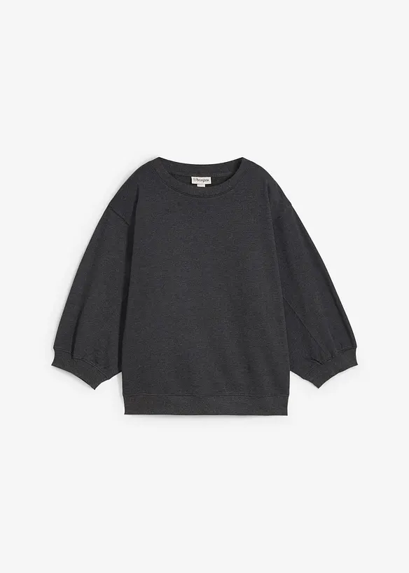 Felpa oversize in puro cotone, bonprix