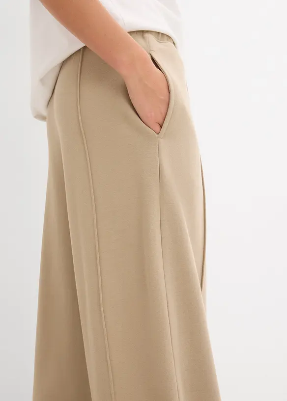 Pantaloni con elastico in vita in puro cotone biologico, bonprix