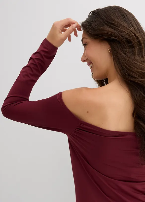 Maglia in jersey leggero a spalle scoperte, bonprix