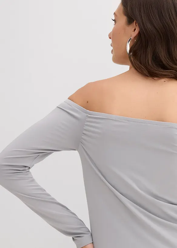 Maglia in jersey leggero a spalle scoperte, bonprix
