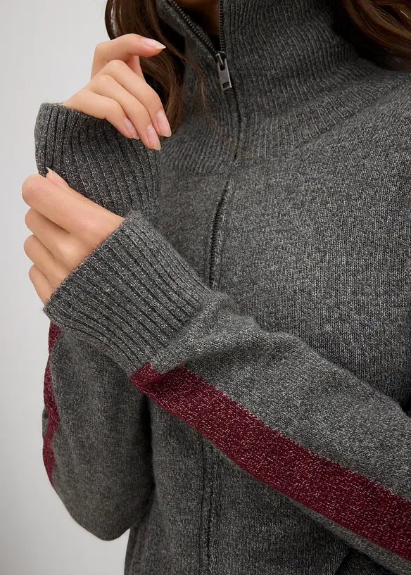 Cardigan in misto lana morbido, bonprix