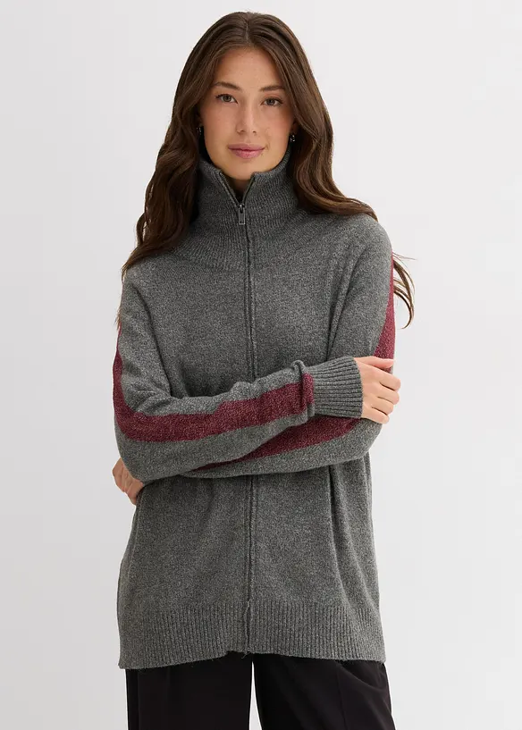 Cardigan in misto lana morbido, bonprix