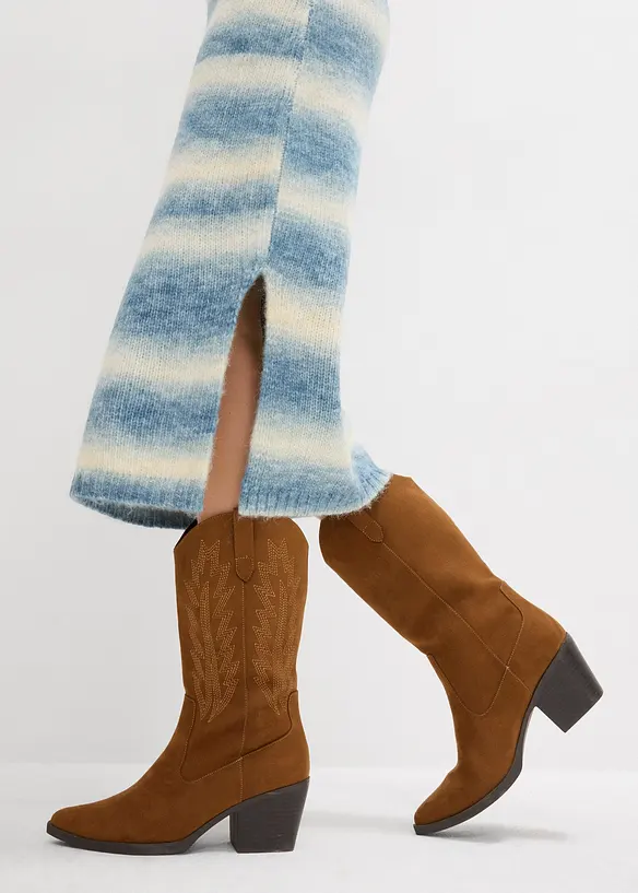 Abito in morbida maglia misto lana, bonprix