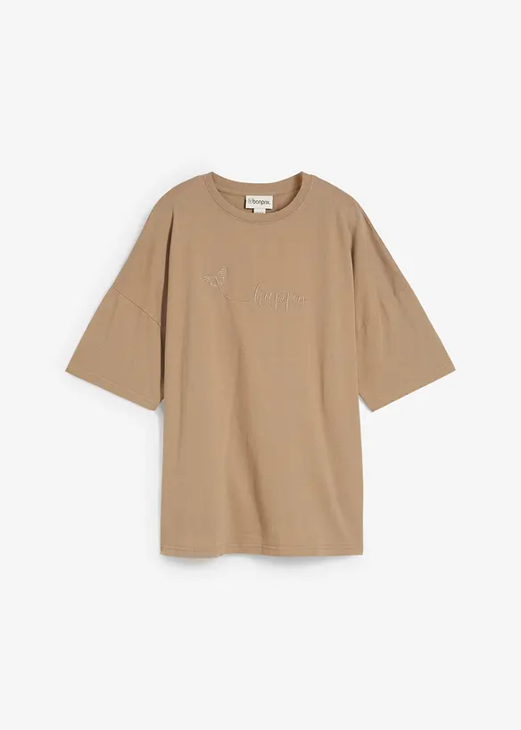 T-shirt oversize in puro cotone biologico, bonprix