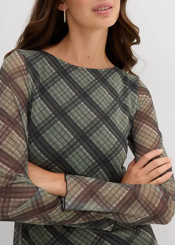 Miniabito in mesh fine, bonprix