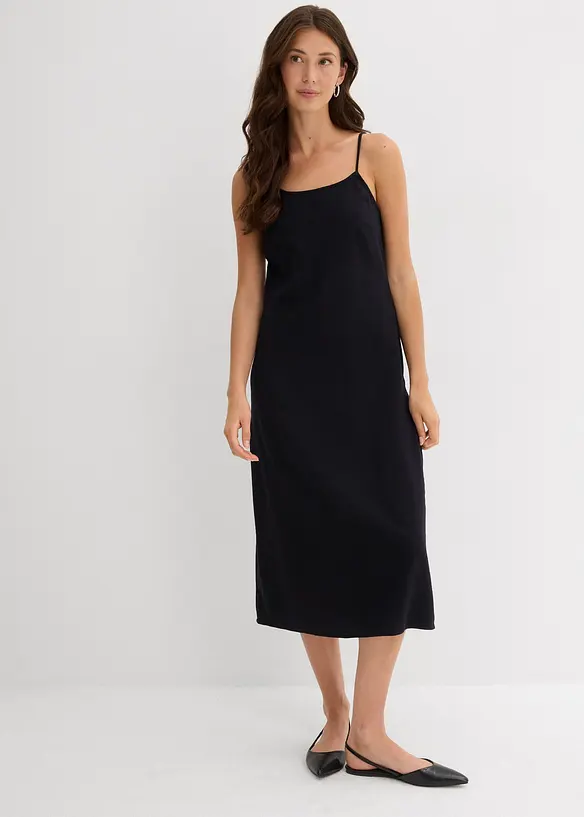 Abito con spalline in flanella di puro cotone, bonprix