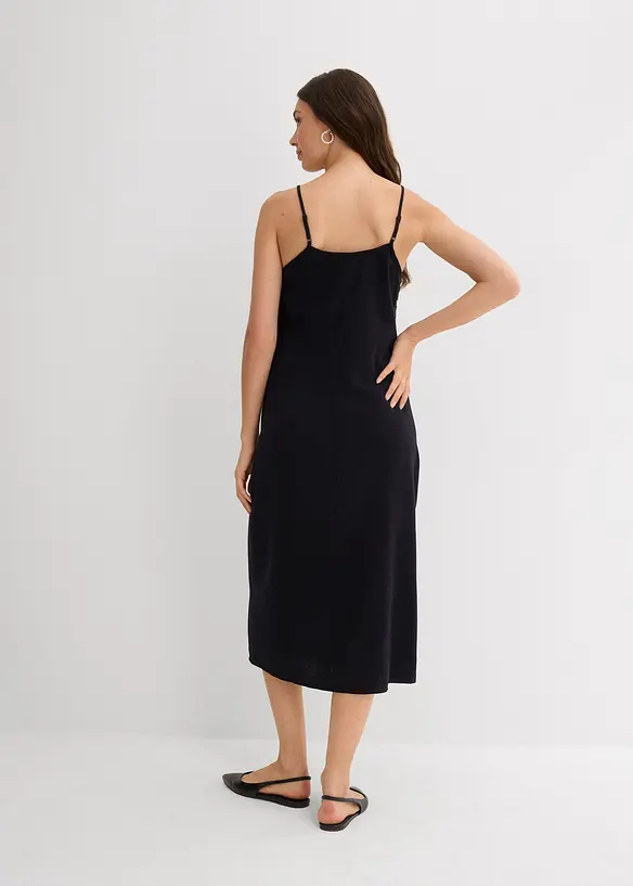 Abito con spalline in flanella di puro cotone, bonprix