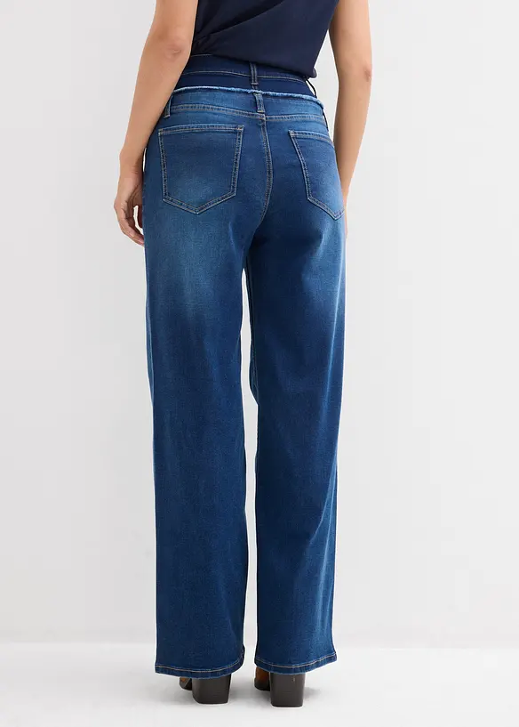 Jeans straight, vita alta, bonprix