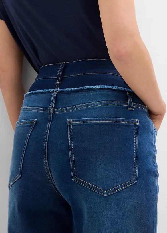 Jeans straight, vita alta, bonprix