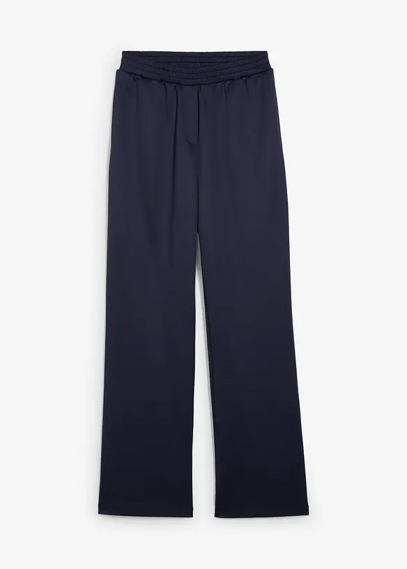 Pantaloni da jogging in tessuto effetto neoprene, bonprix