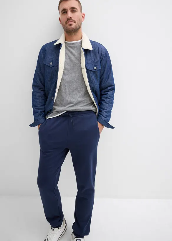 Pantaloni da jogging in puro cotone biologico, regular fit, bonprix
