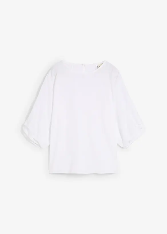 Blusa loose fit in puro cotone, bonprix