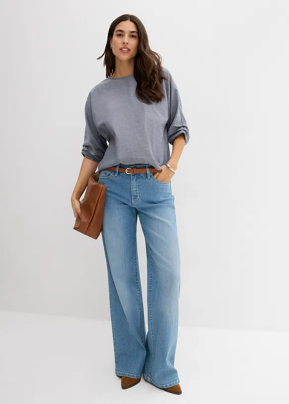 Blusa in puro cotone, bonprix