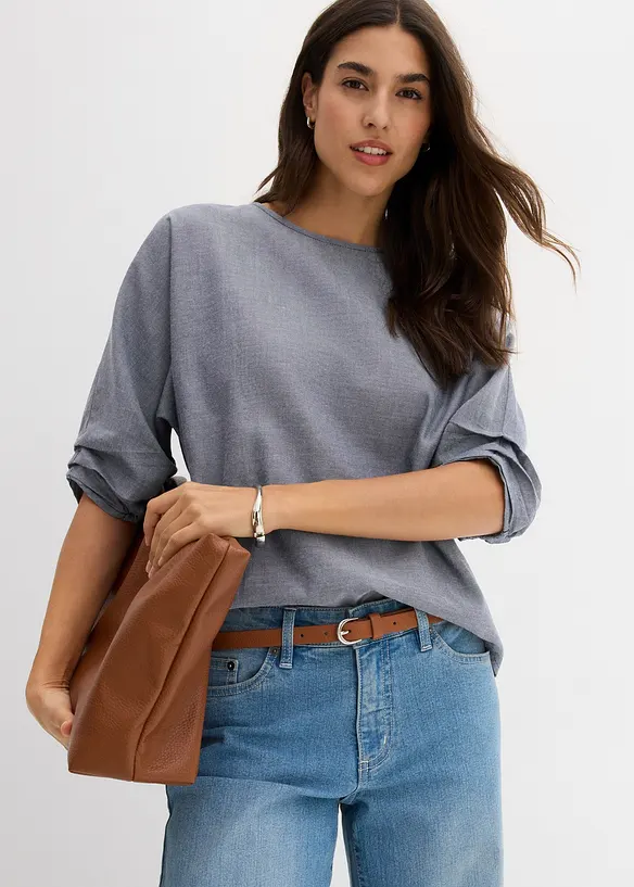 Blusa in puro cotone, bonprix