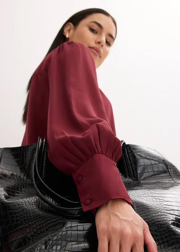 Blusa in chiffon, bonprix