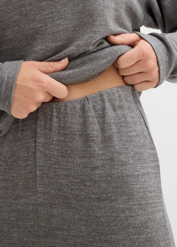 Pantaloni a palazzo in similmaglia, bonprix
