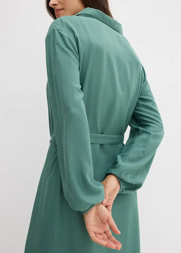 Abito midi in viscosa fluente, bonprix