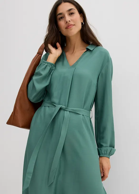 Abito midi in viscosa fluente, bonprix